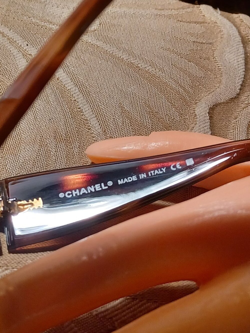 CHANEL VINTAGE ITALY - Chanel 4114c 125/73 110 Classic Rimless - Picture 5 of 12